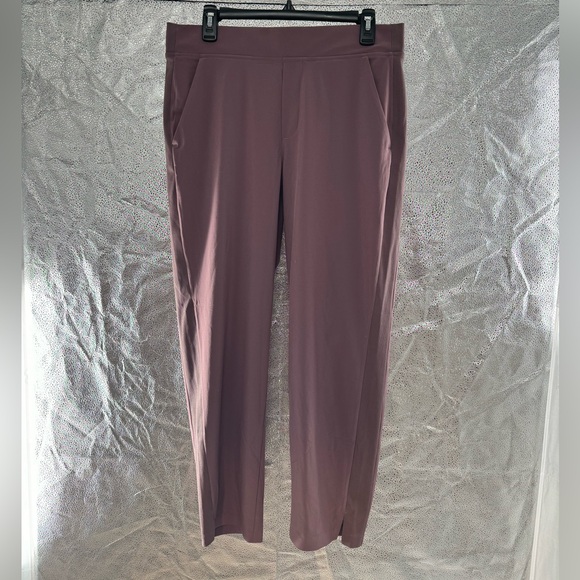 Athleta Brooklyn ankle pant mid rise dusty purple 10 - Picture 2 of 8